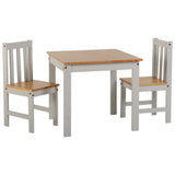 Wooden Dining Table With 2 Dining Chairs - Ludlow
