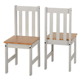 Wooden Dining Table With 2 Dining Chairs - Ludlow