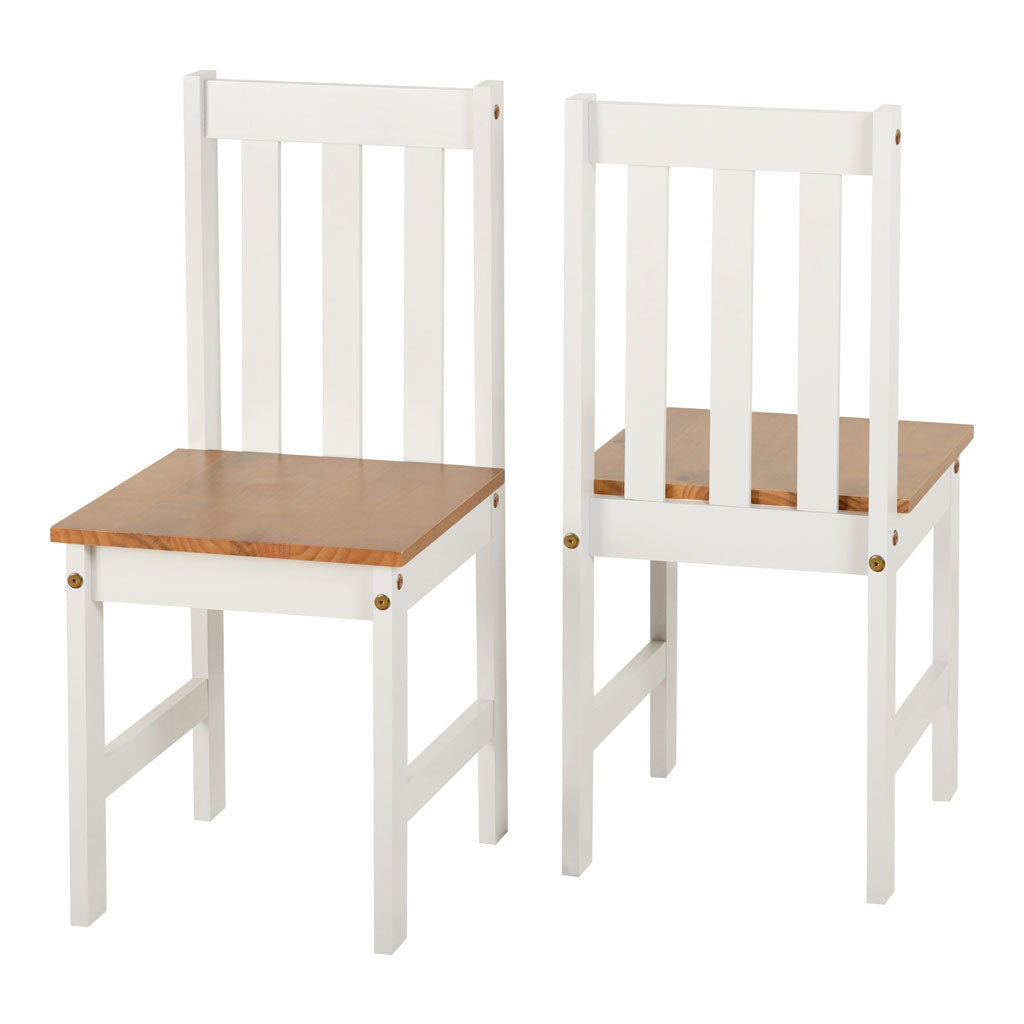 Wooden Dining Table With 2 Dining Chairs - Ludlow