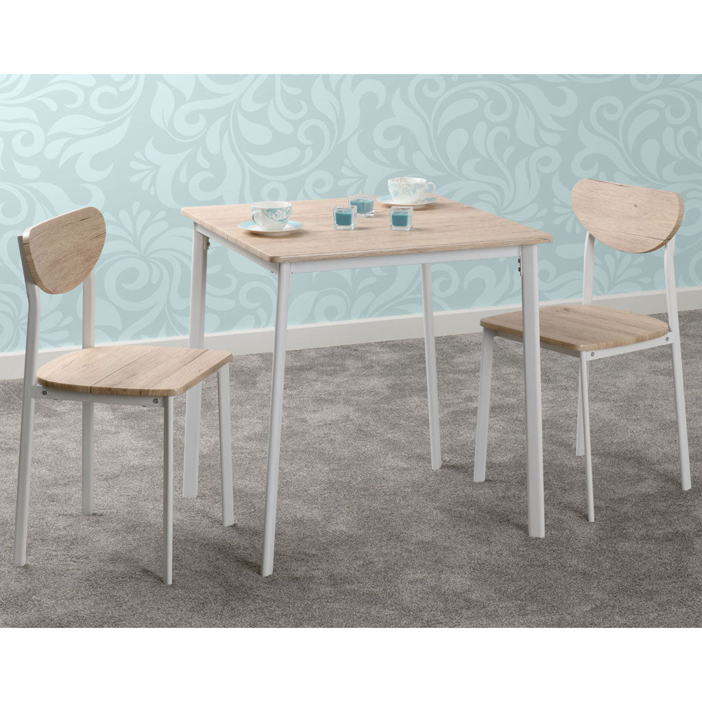 Wooden Dining Table With 2 Dining Chairs - Riley | Cozy Furniture Direct
