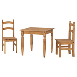 Wooden Dining Table With 2 Dining Chairs - Rio