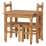 Wooden Dining Table With 2 Dining Chairs - Rio