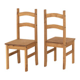 Wooden Dining Table With 2 Dining Chairs - Rio