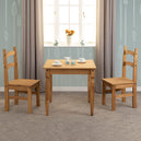 Wooden Dining Table With 2 Dining Chairs - Rio