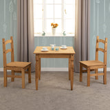 Wooden Dining Table With 2 Dining Chairs - Rio