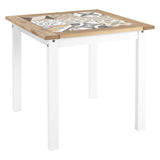 Wooden Dining Table With 2 Dining Chairs - Salvador