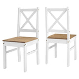 Wooden Dining Table With 2 Dining Chairs - Salvador