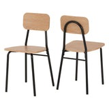 Wooden Dining Table With 2 Dining Chairs - Warren