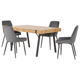 Wooden Dining Table With 4 Avery Dining Chairs - Treviso