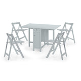 Wooden Dining Table With 4 Chairs - Savoy