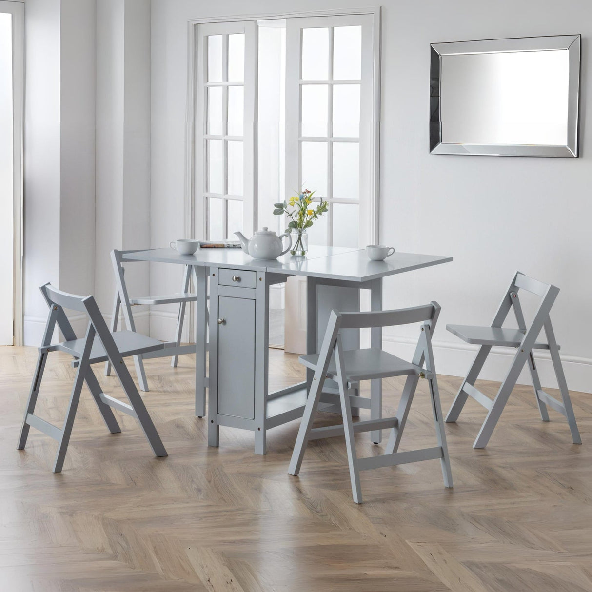Wooden Dining Table With 4 Chairs - Savoy