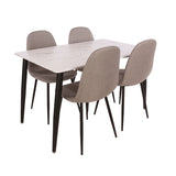 Wooden Dining Table With 4 Dining Chairs - Aspen