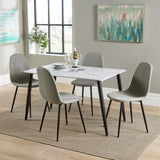 Wooden Dining Table With 4 Dining Chairs - Aspen