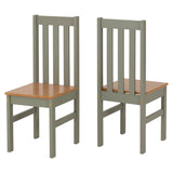 Wooden Dining Table With 4 Dining Chairs - Ludlow