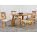 Wooden Dining Table With 4 Dining Chairs - Oxford
