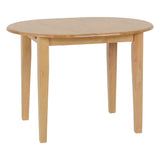 Wooden Dining Table With 4 Dining Chairs - Oxford