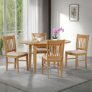 Wooden Dining Table With 4 Dining Chairs - Oxford