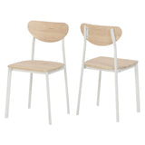 Wooden Dining Table With 4 Dining Chairs - Riley