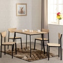Wooden Dining Table With 4 Dining Chairs - Riley