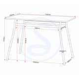 Wooden Dining Table With 4 Dining Chairs - Warren