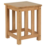 Wooden Dining Table With 4 Dining Stools - Richmond