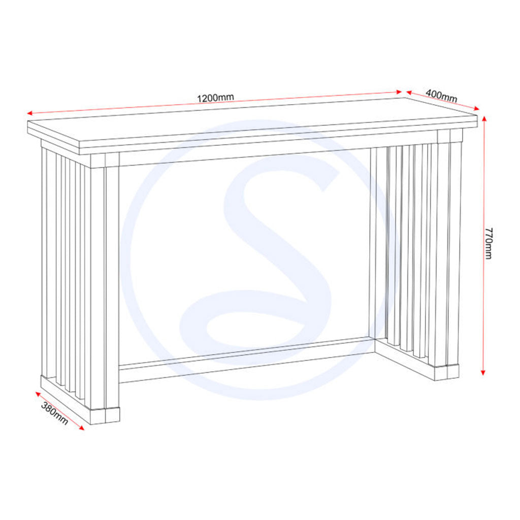 Wooden Dining Table With 4 Dining Stools - Richmond