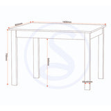 Wooden Dining Table With 6 Dining Chairs - Ludlow