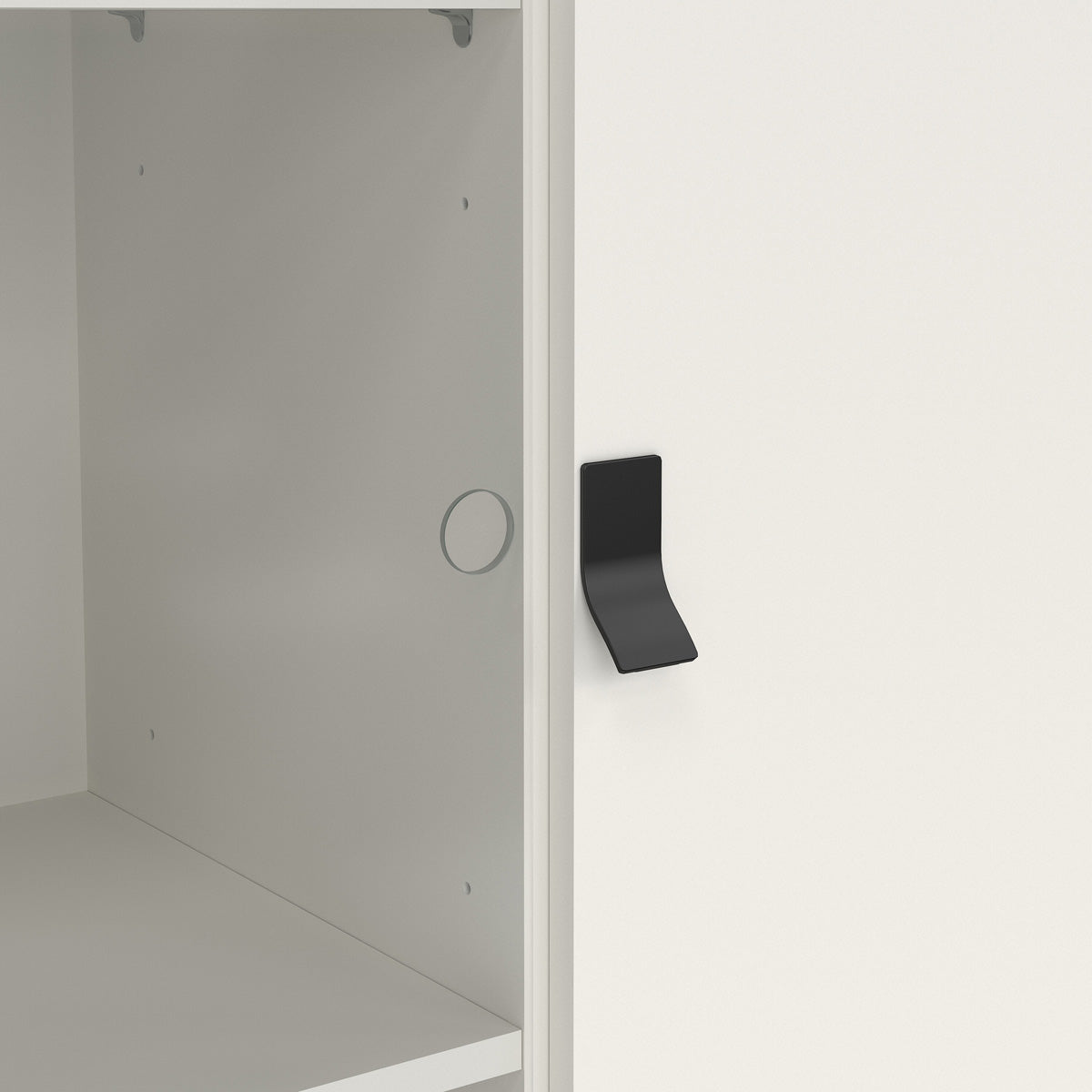Wooden Display Cabinet With 1 Door 1 Glass Door And 1 Drawer - Ry
