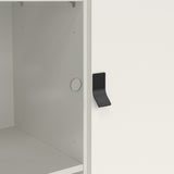 Wooden Display Cabinet With 1 Door 1 Glass Door And 1 Drawer - Ry