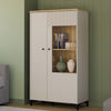 Wooden Display Cabinet With 2 Doors - Bixbite