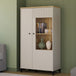 Wooden Display Cabinet With 2 Doors - Bixbite