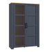 Wooden Display Cabinet 106cm Wide With 2 Doors - Bohol
