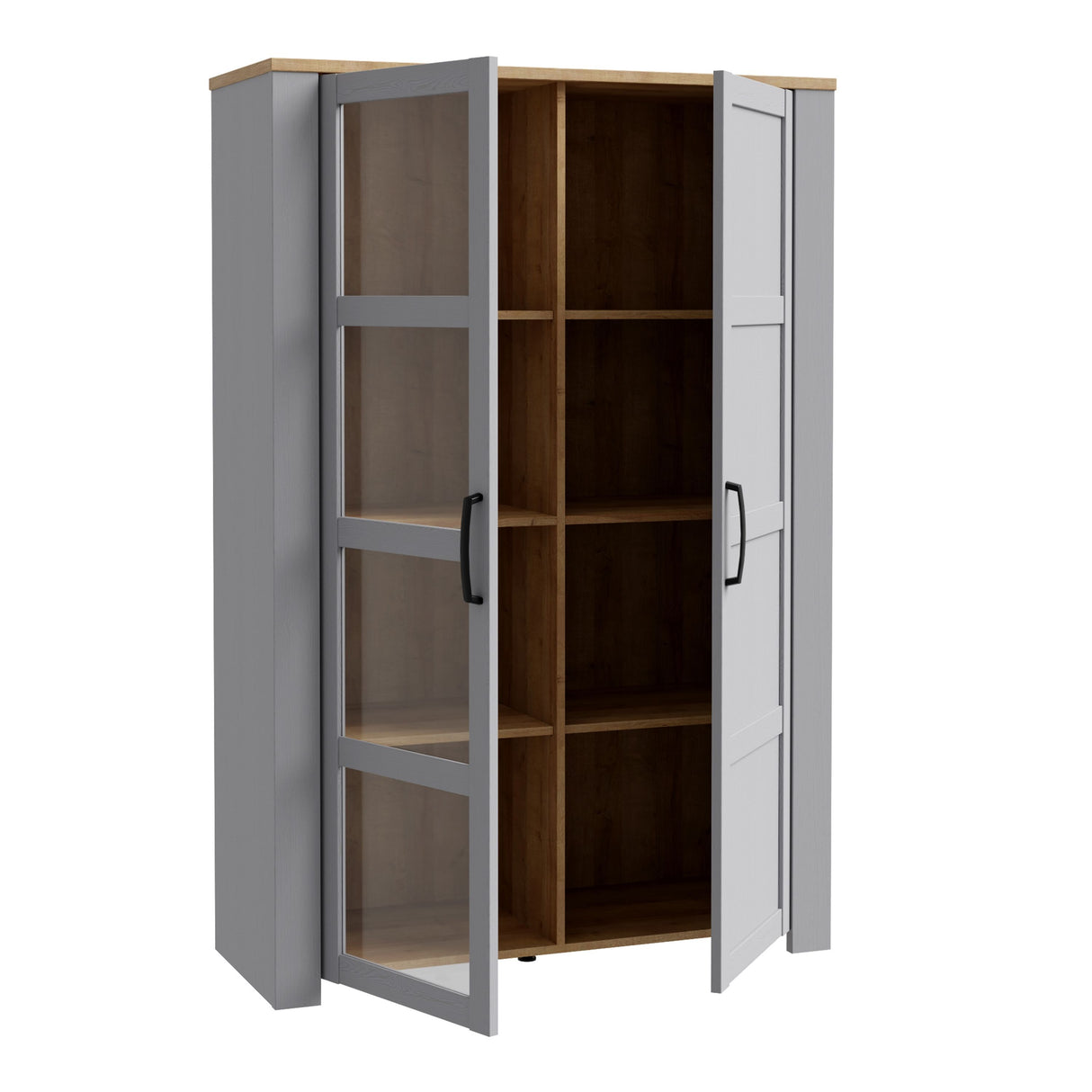 Wooden Display Cabinet With 2 Doors - Bohol