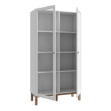 Wooden Display Cabinet With 2 Doors - Wensley