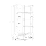 Wooden Display Cabinet With 2 Doors - Wensley