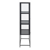 Wooden Display Cabinet With 2 Glass Doors - Seaford