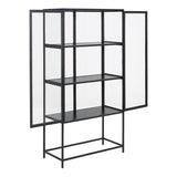 Wooden Display Cabinet With 2 Glass Doors - Seaford
