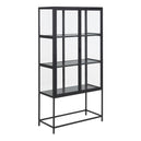 Wooden Display Cabinet With 2 Glass Doors - Seaford