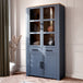 Wooden Display Cabinet 106cm Wide With 4 Doors And 1 Drawer - Bohol
