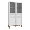 Wooden Display Cabinet With 4 Doors And 2 Drawers - Wensley