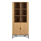 Wooden Display Cabinet With 4 Doors - Jaipur