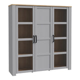 Wooden Display Cabinet Large With 3 Doors - Bohol