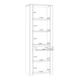 Wooden Display Cabinet Narrow With 2 Doors And 1 Drawer - Bohol