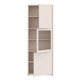 Wooden Display Cabinet Narrow With 3 Push-to-Open Doors - Alice Springs