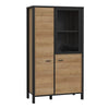 Wooden Display Cabinet Small With 3 Doors - High Rock