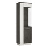 Wooden Display Cabinet Tall With 1 Door Right Hand Facing - Zingaro