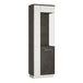 Wooden Display Cabinet Tall With 1 Door Right Hand Facing - Zingaro