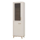 Wooden Display Cabinet Tall With 2 Doors - Dearborn