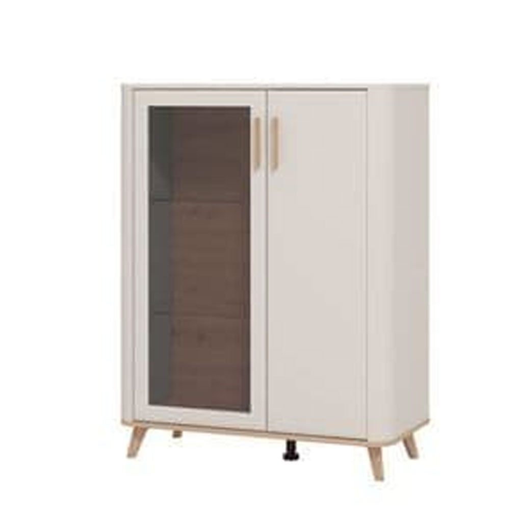 Wooden Display Cabinet Wide With 2 Doors - Dearborn