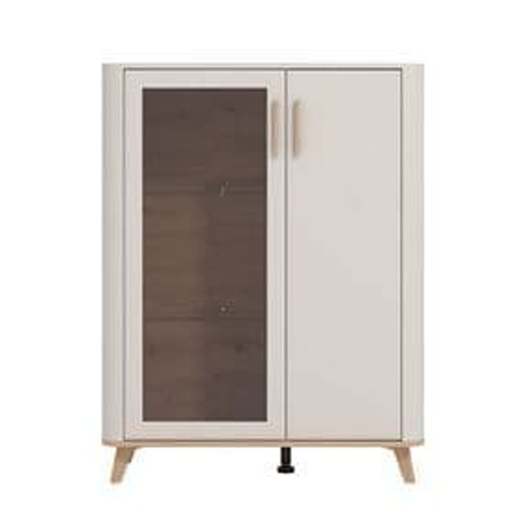 Wooden Display Cabinet Wide With 2 Doors - Dearborn